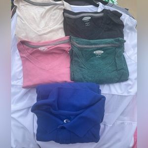 Old Navy T-Sjirts and One Lands End Royal Blue polo